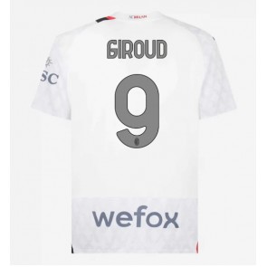 AC Milan Olivier Giroud #9 Koszulka Wyjazdowych 2023-24 Krótki Rękaw